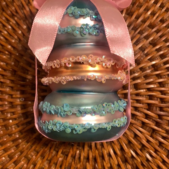 Macaron Trio Hanging Ornament by Gerson NWT - Picture 5 of 14